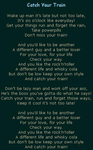 Catch Your Train