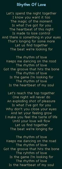Rhythm Of Love